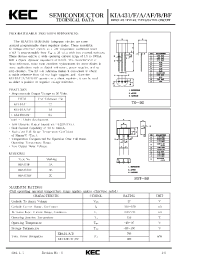 Datasheet KIA431AF manufacturer KEC